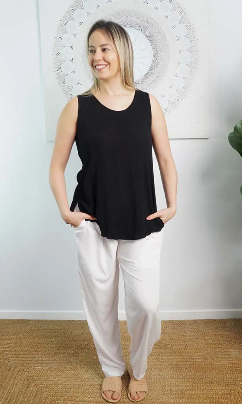 Rayon Happy Pant Plain, More Colours