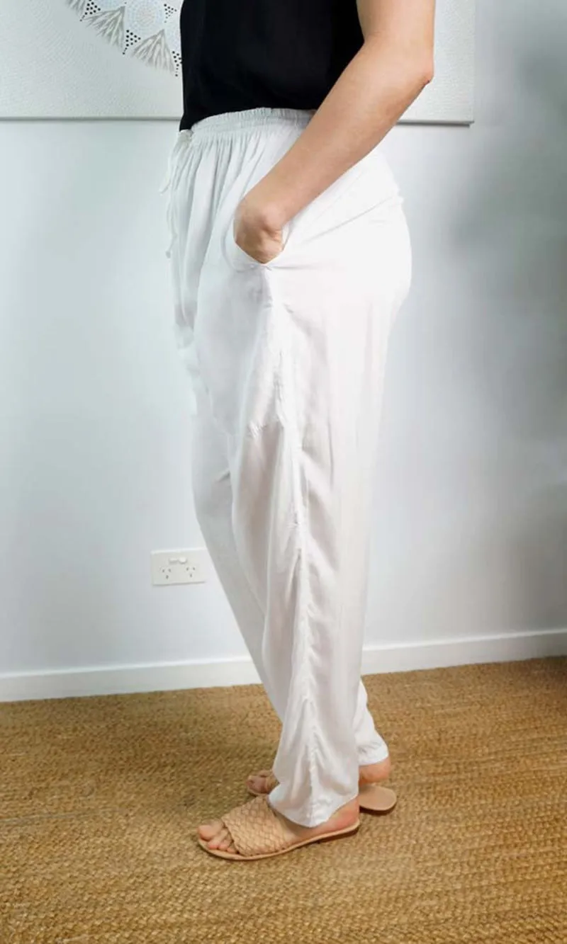 Rayon Happy Pant Plain, More Colours