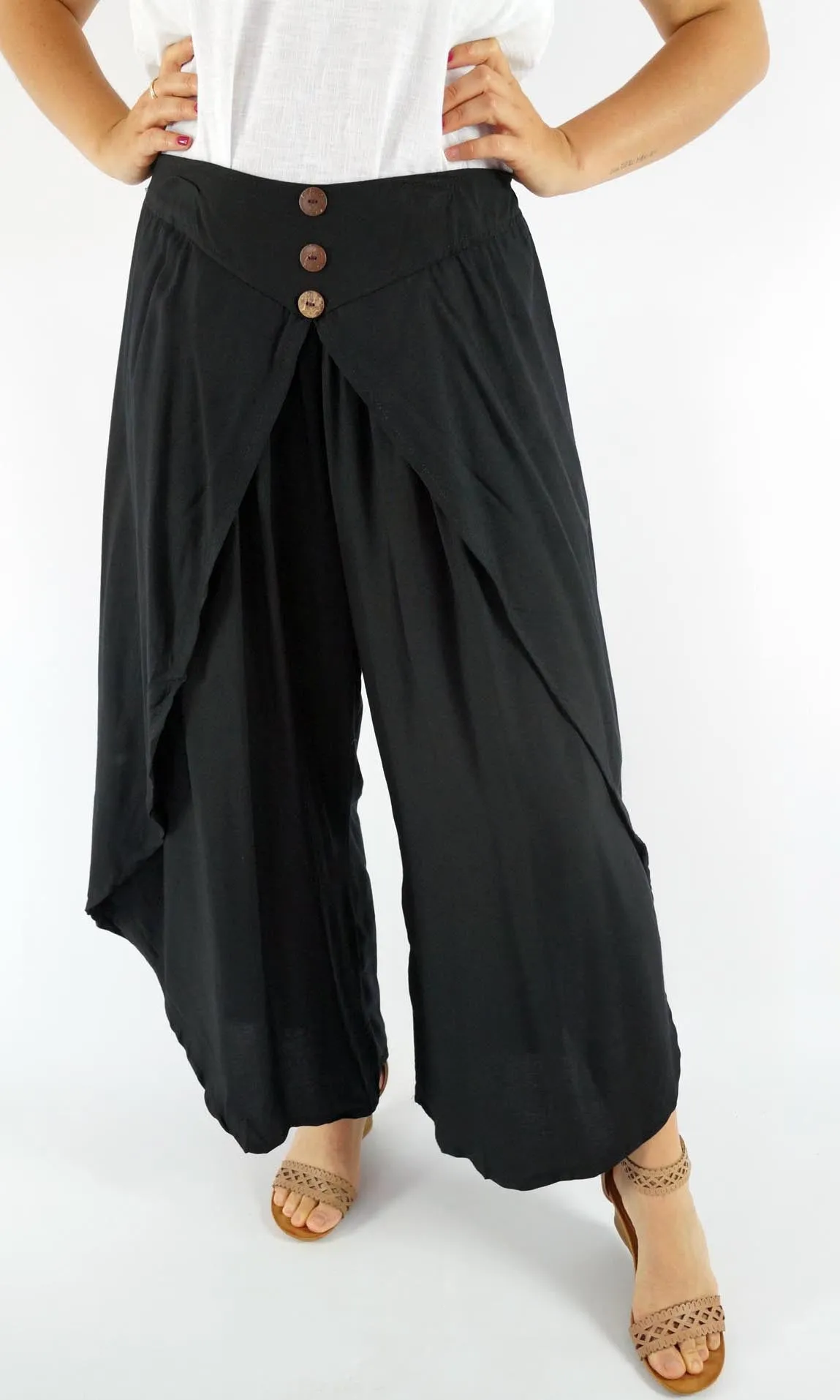 Rayon Pant Violet Plain, More Colours