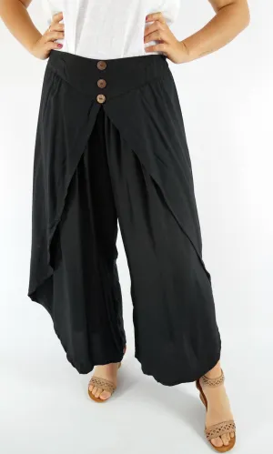 Rayon Pant Violet Plain, More Colours