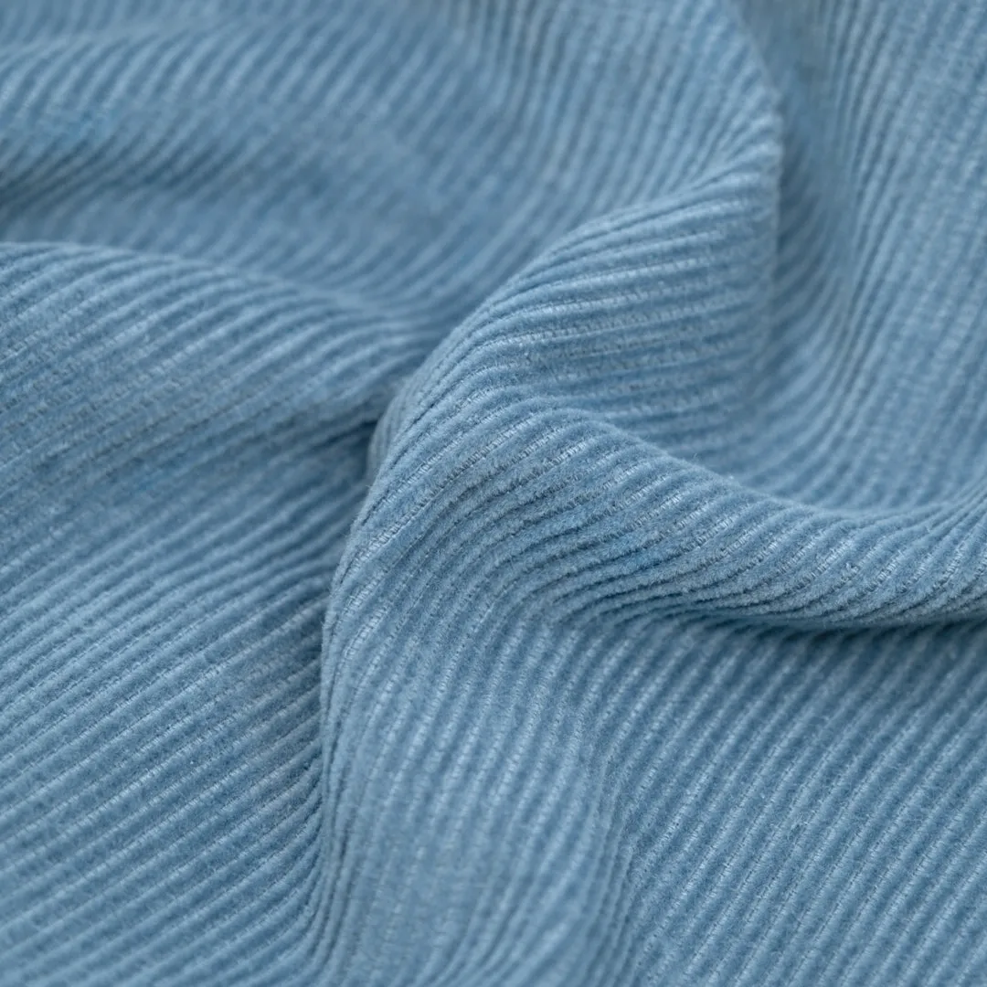 Remnant - 50cm - Fine Cotton Corduroy - Canal