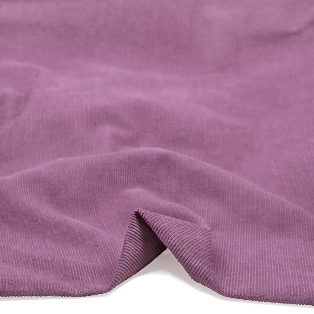 Remnant - 50cm - Fine Cotton Corduroy - Fox Glove