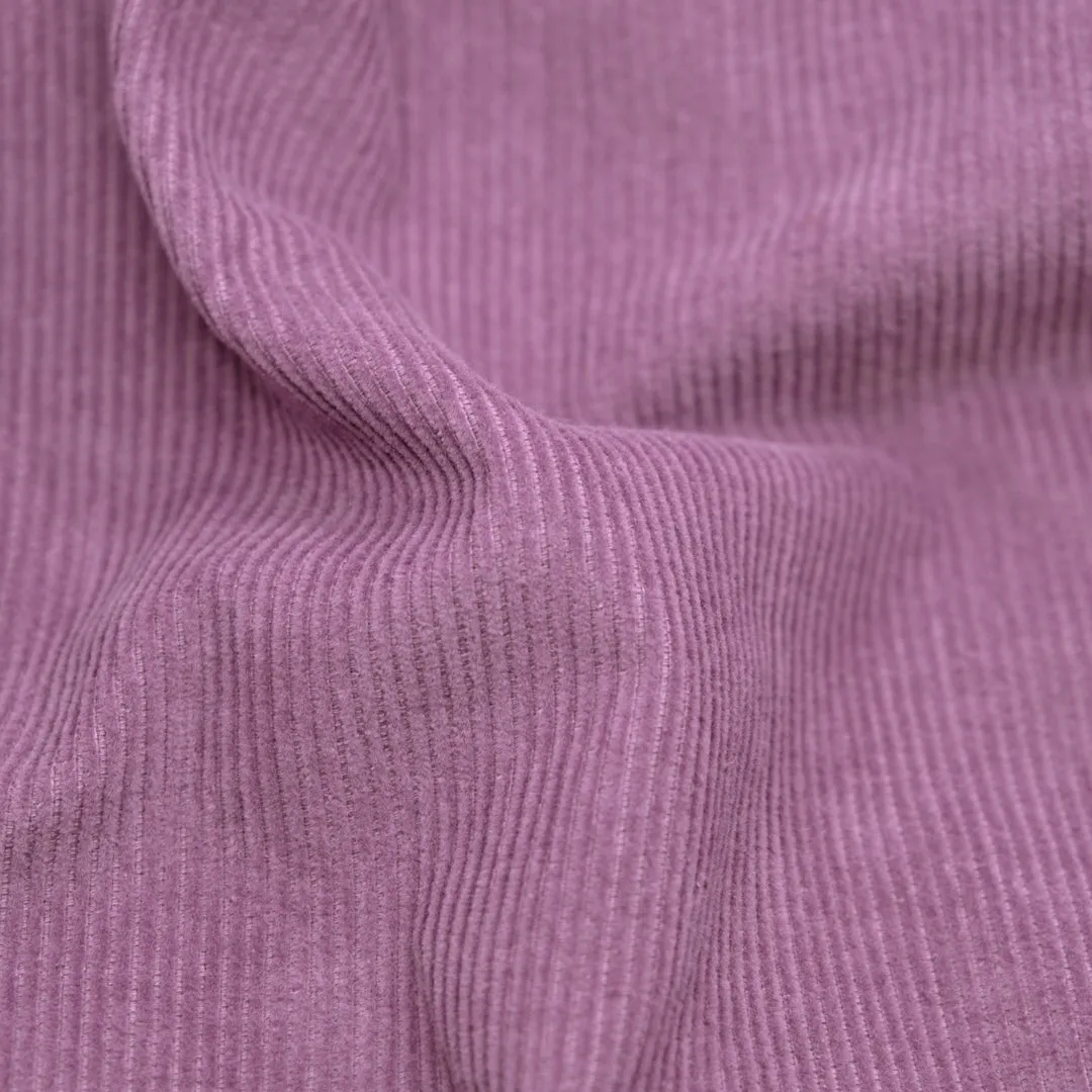 Remnant - 50cm - Fine Cotton Corduroy - Fox Glove