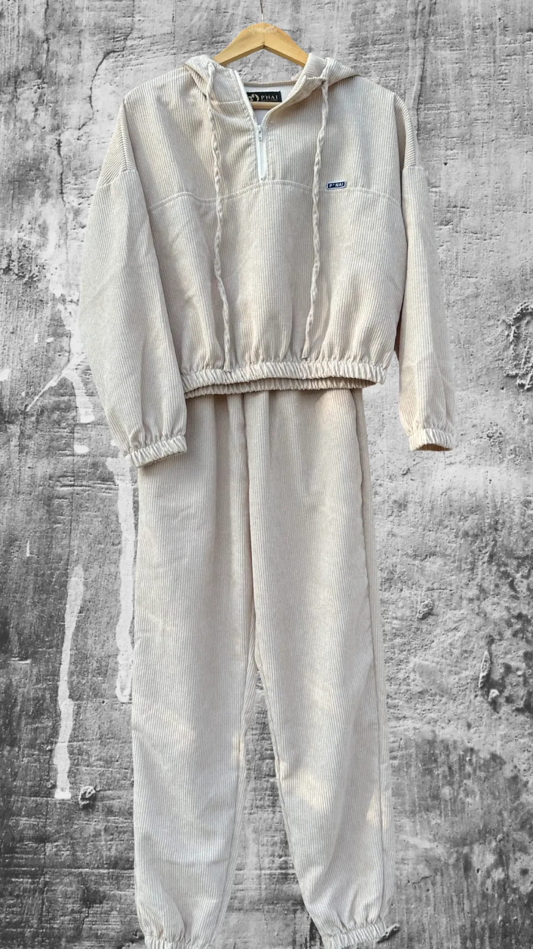 REYNA CORDUROY HOODIE SET