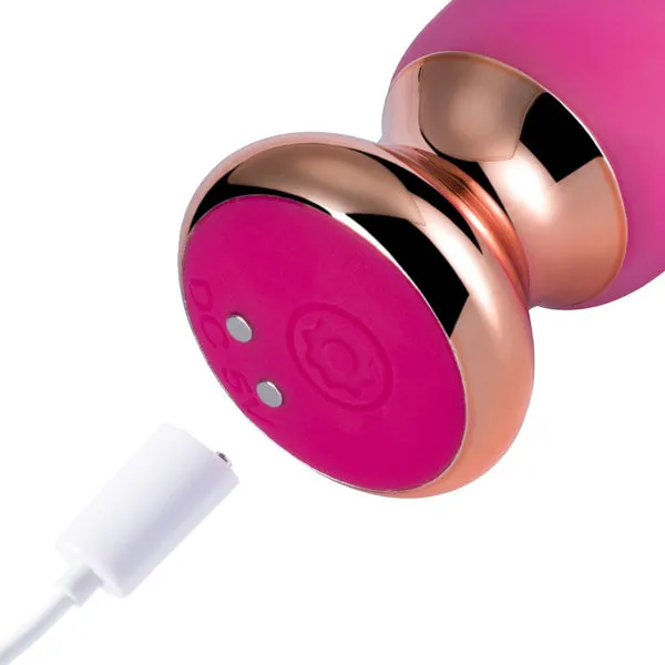 Rose Twister Hands-Free Remote Control Vibrating Anal Plug