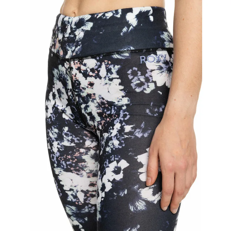 Roxy Daybreak Bottom True Black Black Flowers (KVJ1)