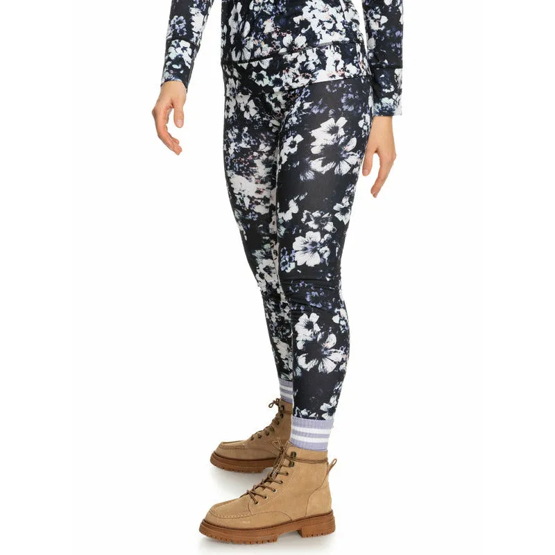 Roxy Daybreak Bottom True Black Black Flowers (KVJ1)