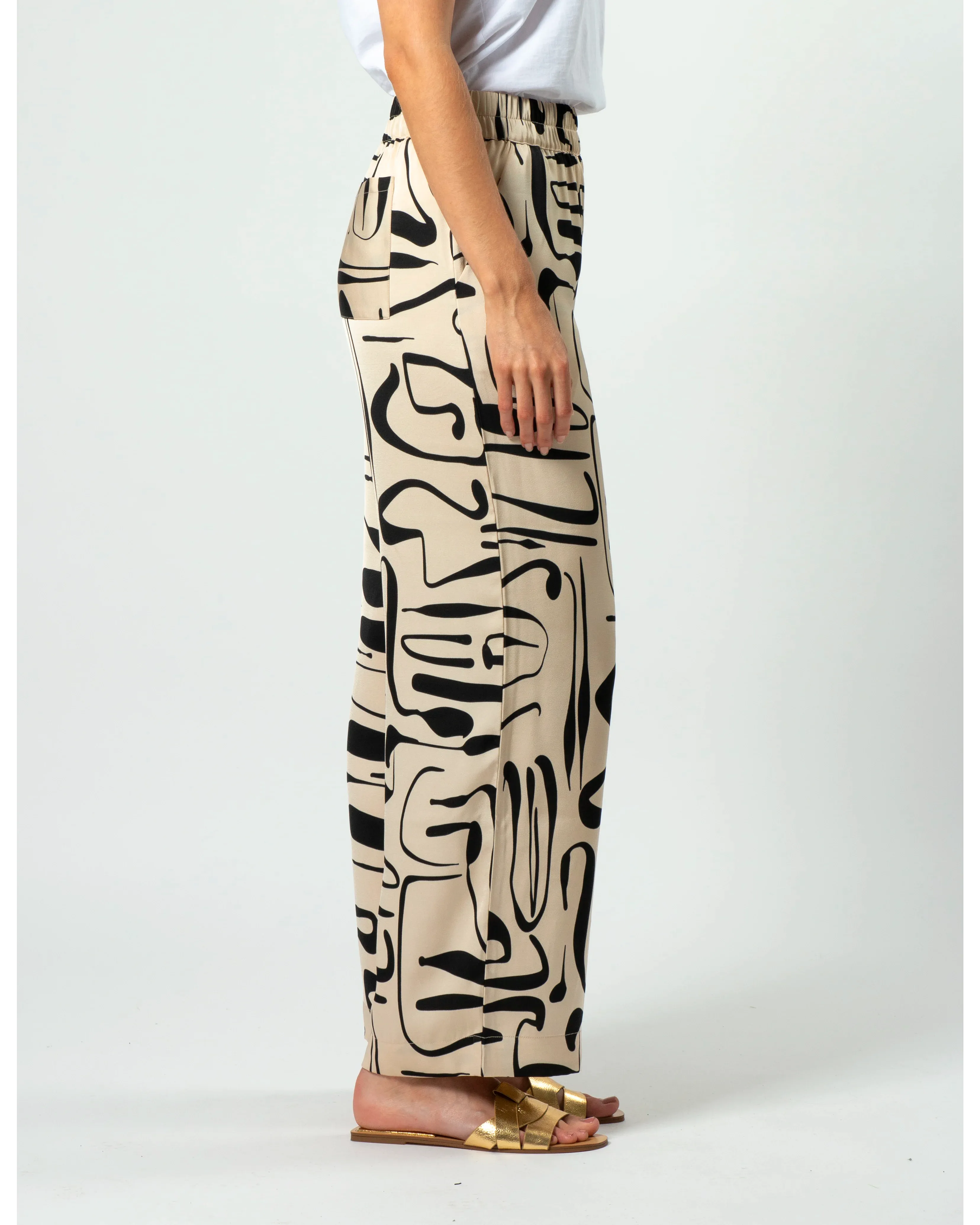 Ruth Pants - Painterly Geo