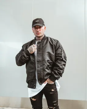 Saint Morta Cambronne Bomber Jacket Black/Black