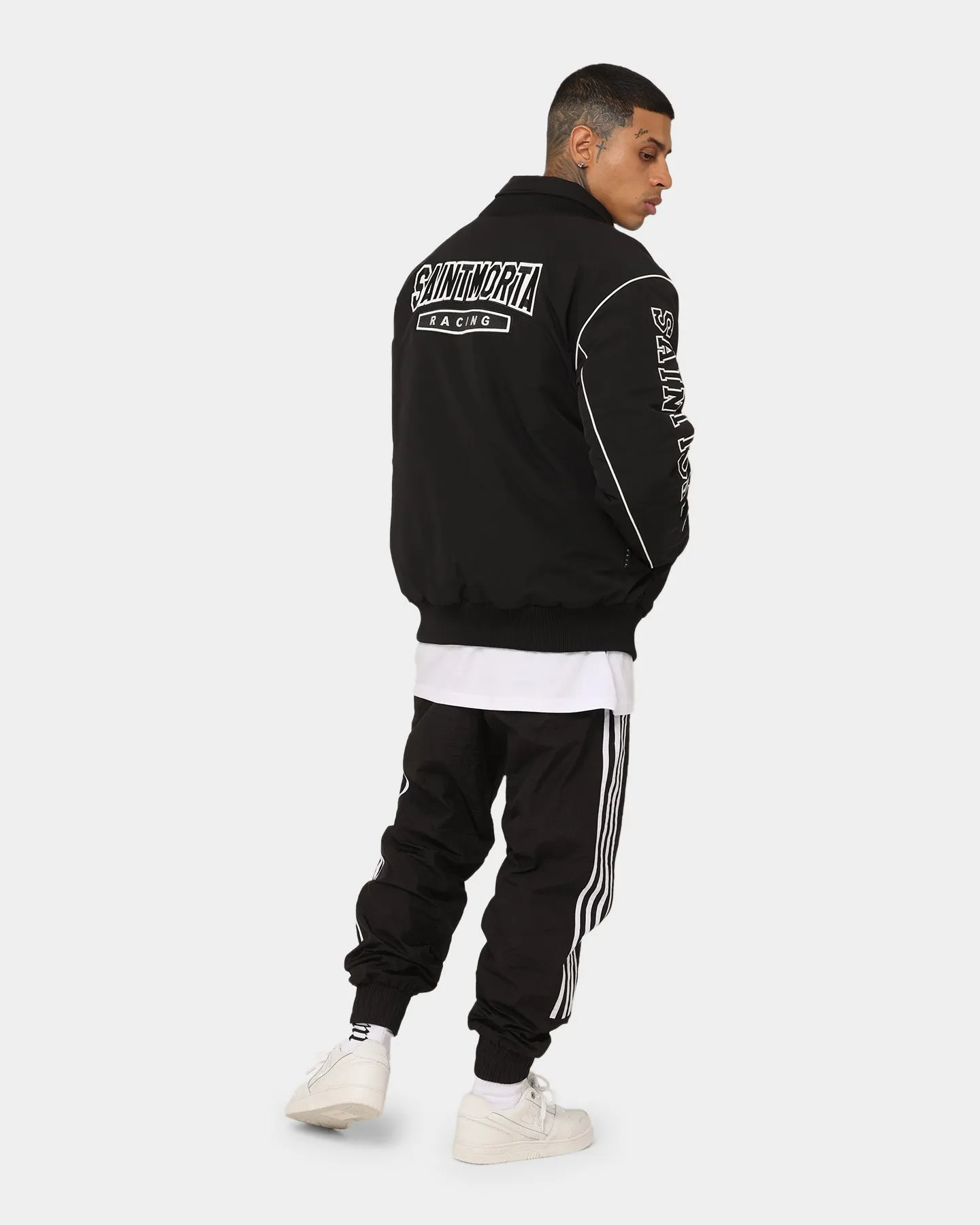 Saint Morta Pro Racing Bomber Jacket Black