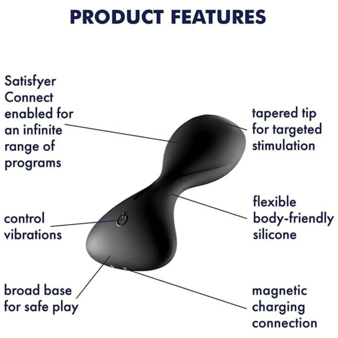 Satisfyer Trendsetter Anal Vibrator - Black