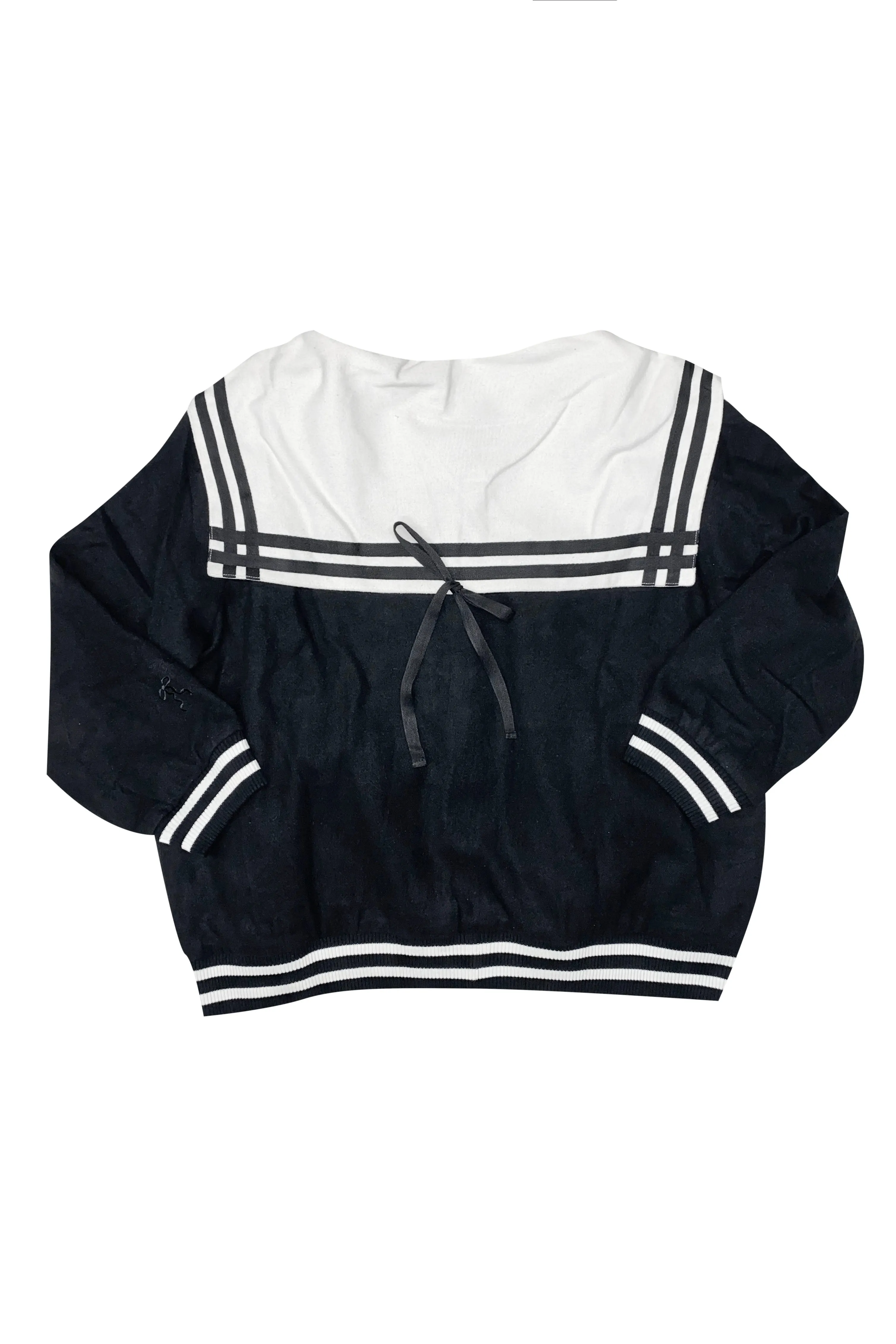 Scout Black & White Sailor Varsity Jacket