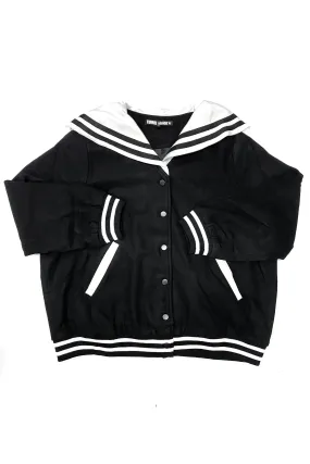 Scout Black & White Sailor Varsity Jacket