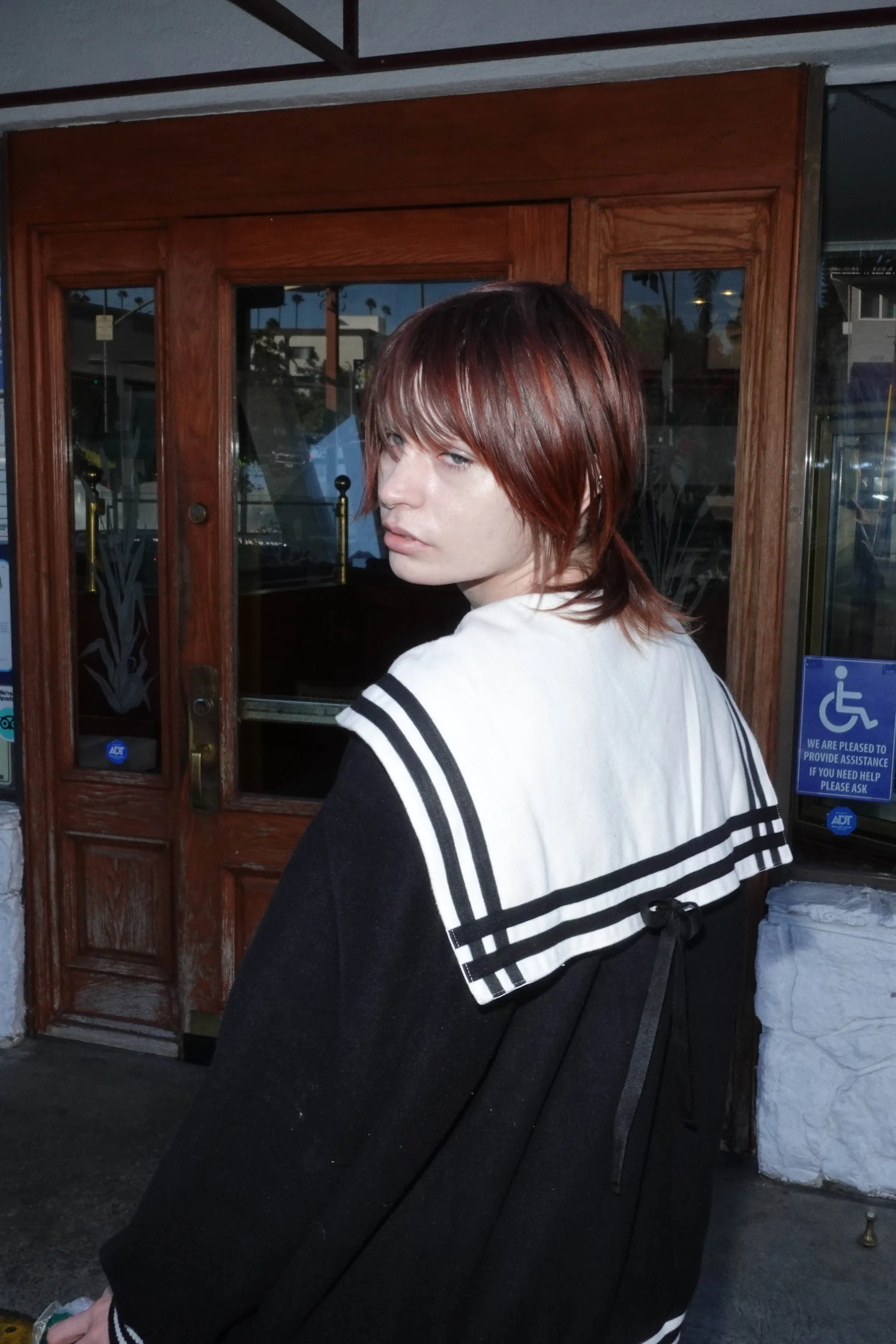 Scout Black & White Sailor Varsity Jacket