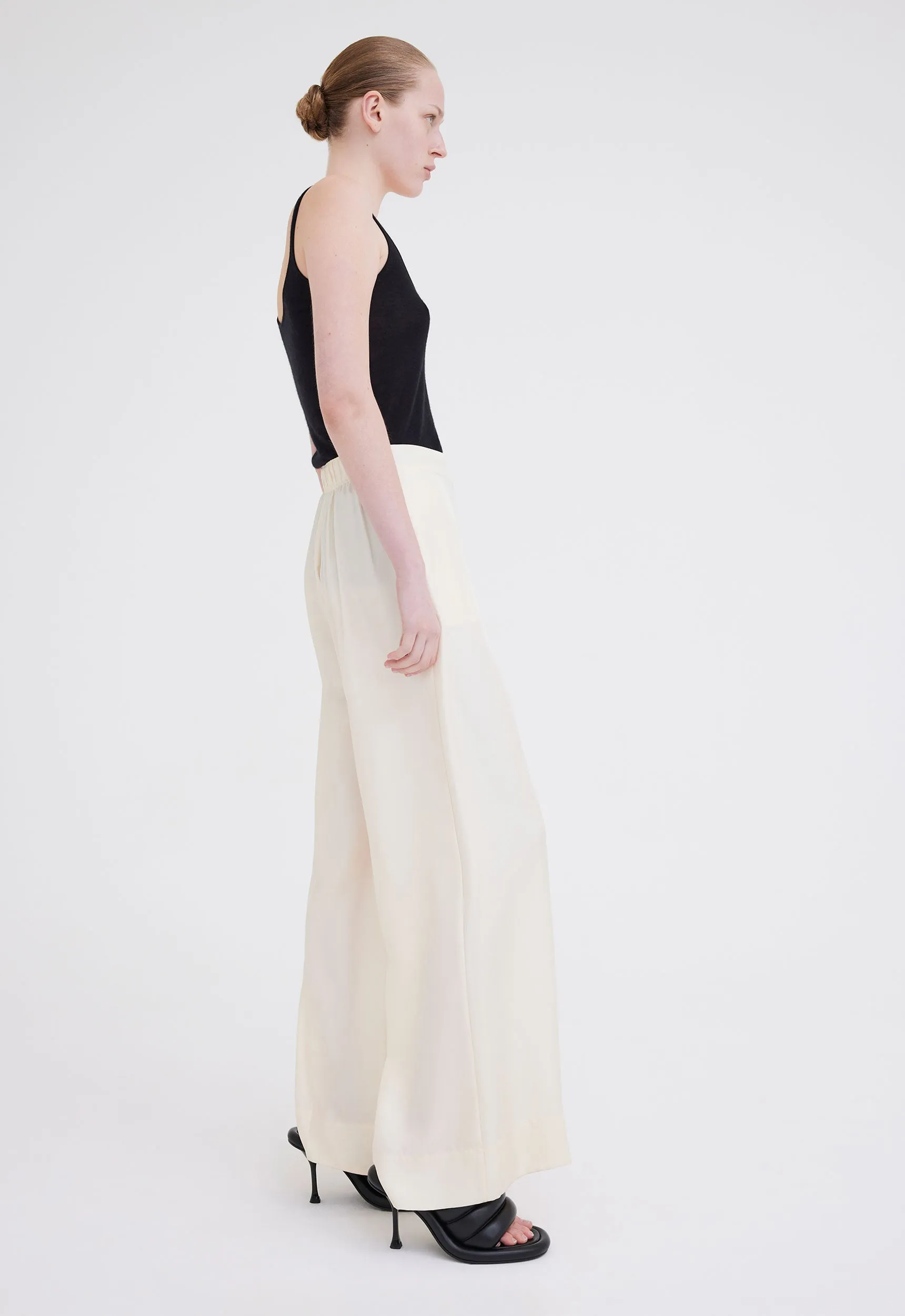 Seta Silk Pant in Cloth Cream