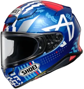 Shoei RF-1400 Diggia Helmet - TC-10 Blue/Red/White