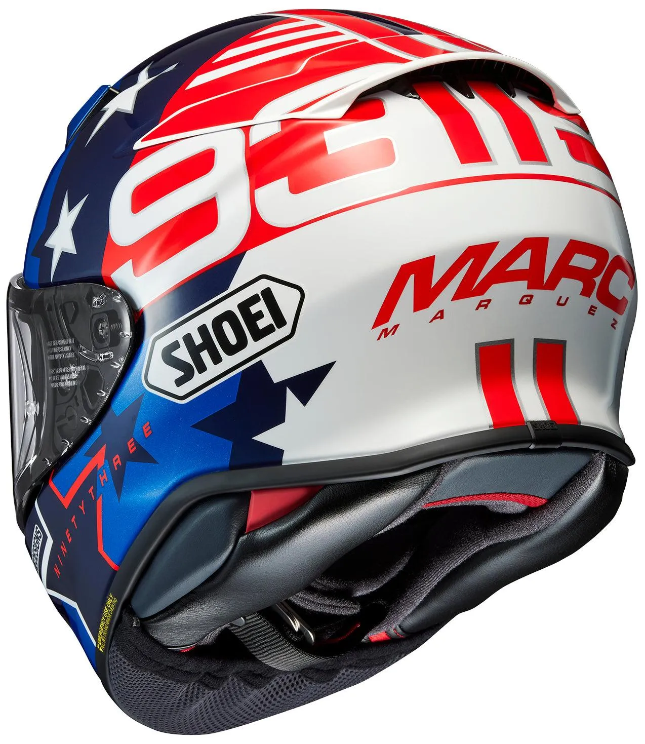 Shoei RF-1400 Marquez American Spirit Helmet - TC-10 Red/White/Blue