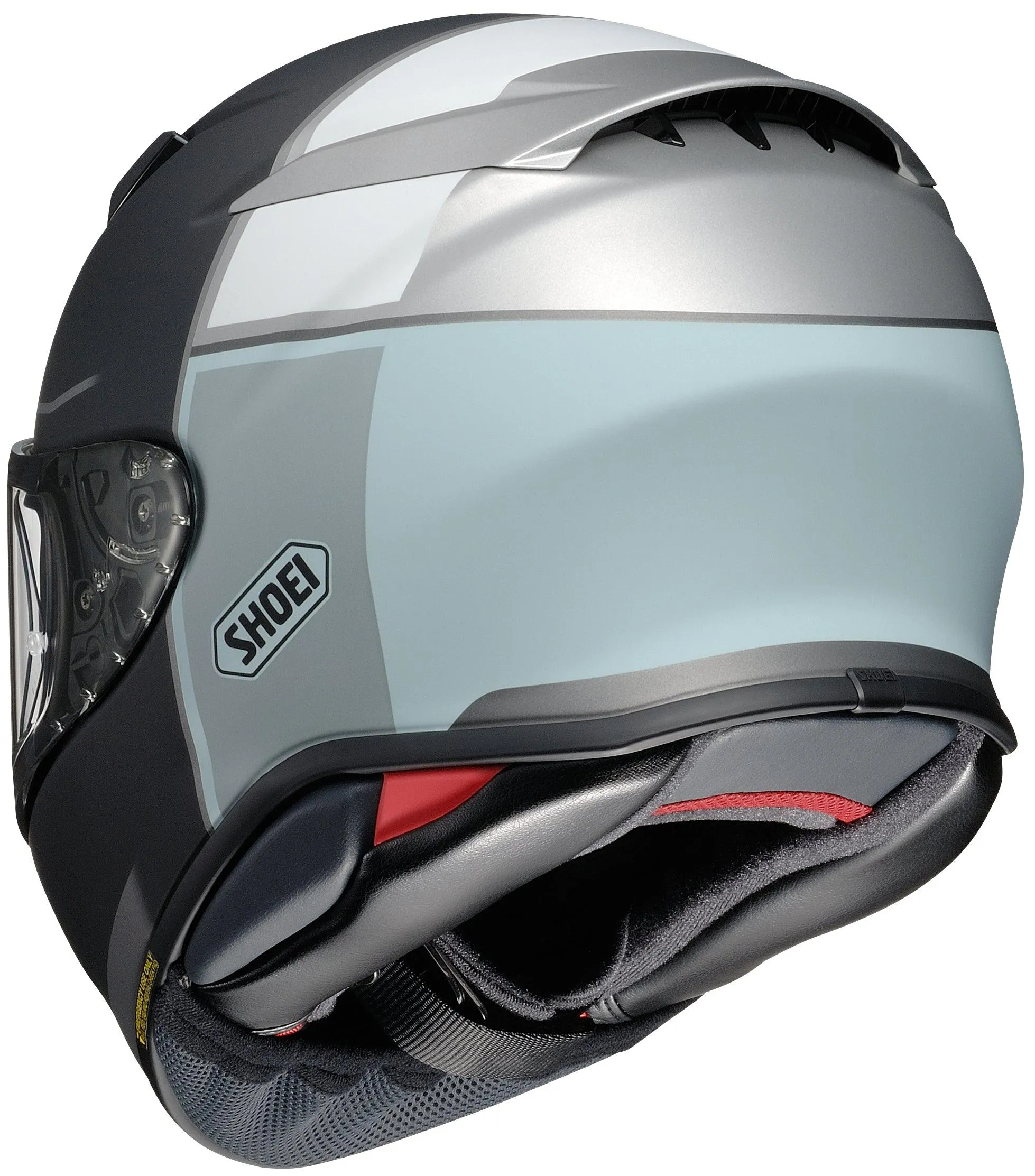 Shoei RF-1400 Yonder Helmet - TC-2 Black/Light Blue/Silver/White