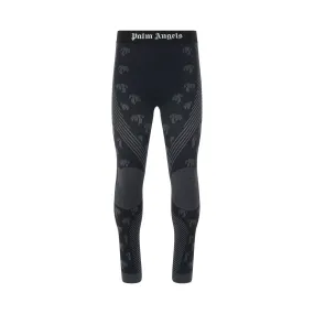 Ski Base Layer Bottom in Black/White