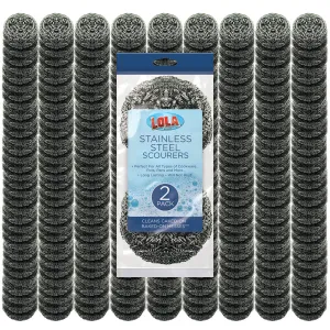 Stainless Steel Scourers - 288 pack