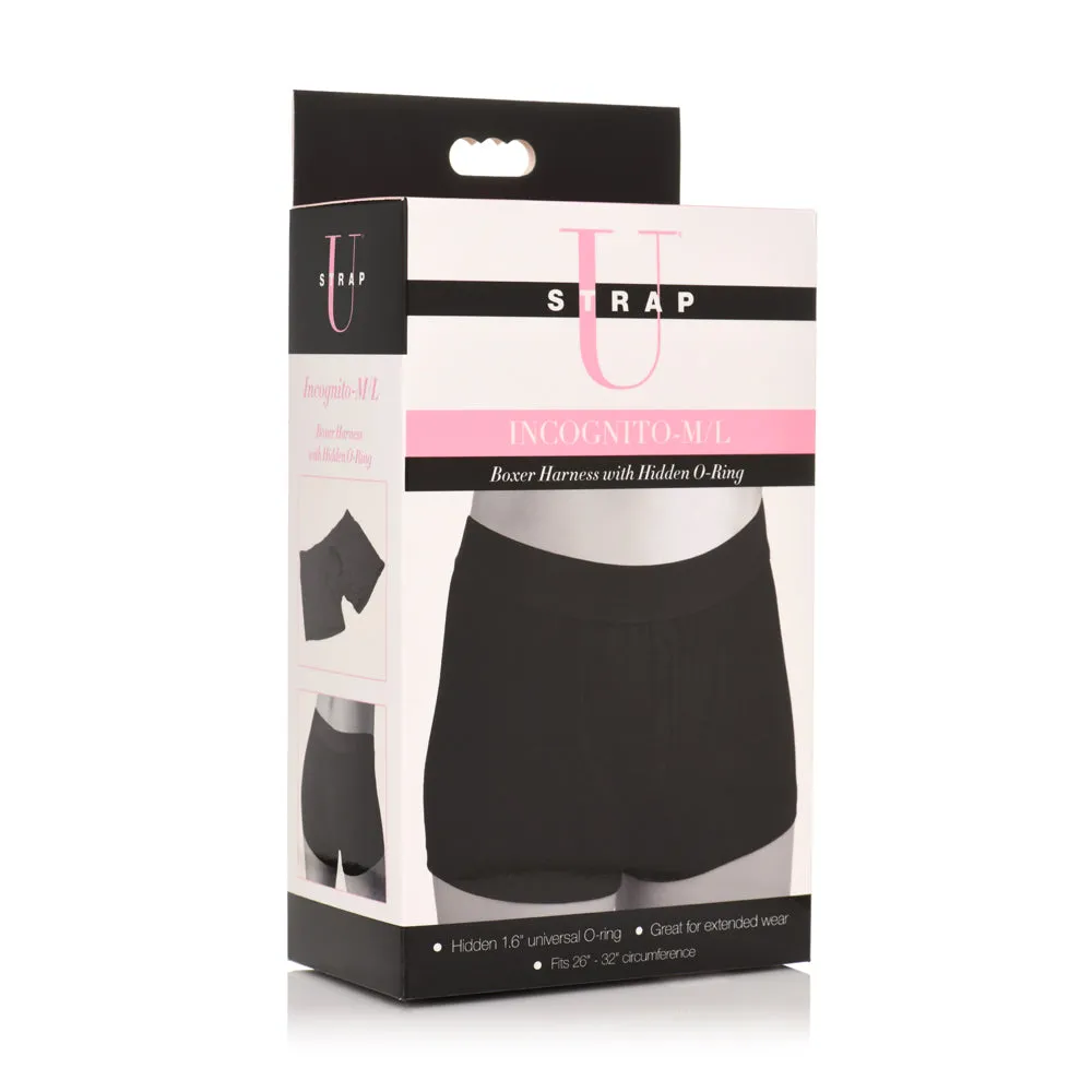 Strap U Incognito Boxer Harness M/l Blk