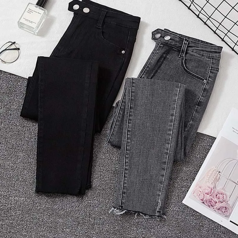 Stretch Bottoms Skinny Pants For Women Trouser Denim Pants Women Jeans