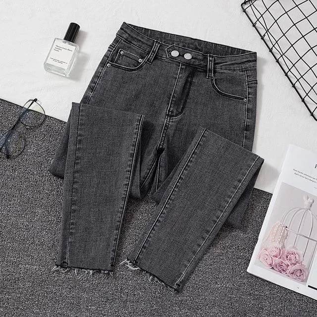 Stretch Bottoms Skinny Pants For Women Trouser Denim Pants Women Jeans
