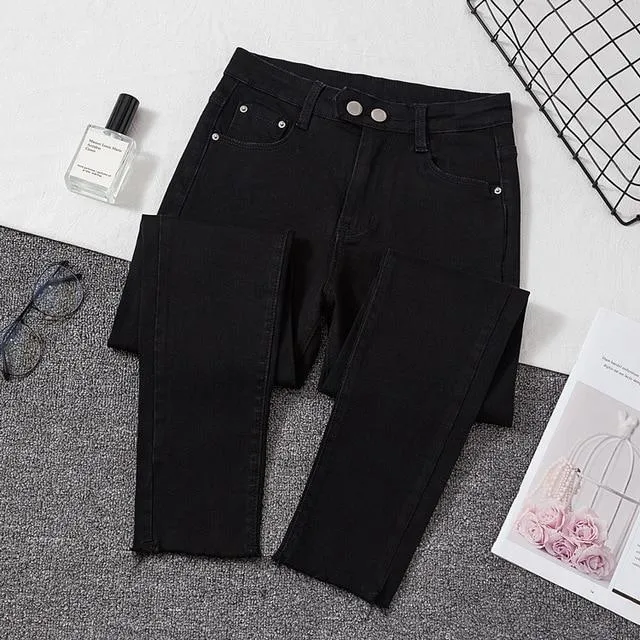 Stretch Bottoms Skinny Pants For Women Trouser Denim Pants Women Jeans
