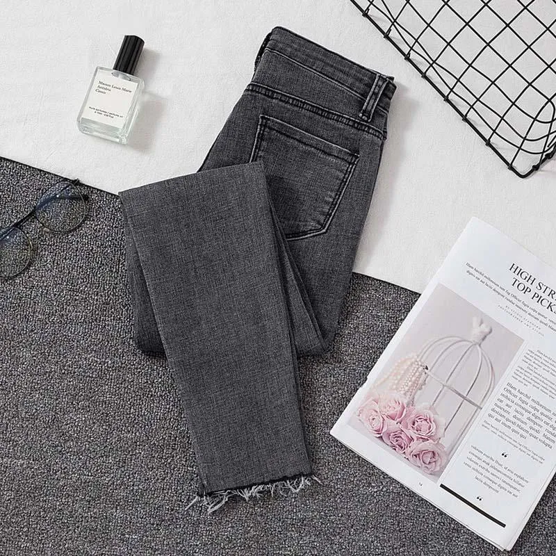 Stretch Bottoms Skinny Pants For Women Trouser Denim Pants Women Jeans