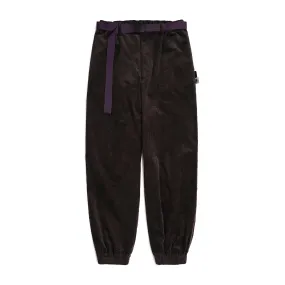 Stretch Corduroy Shirring Pants GRAY