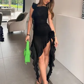 Summer Sheer Classy Dress - Culture Heaven Special