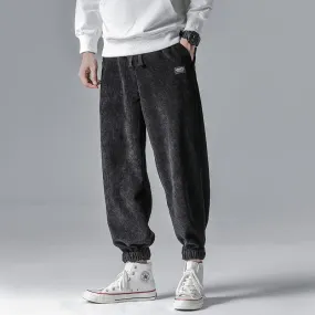 Sweatpants with bunched legs