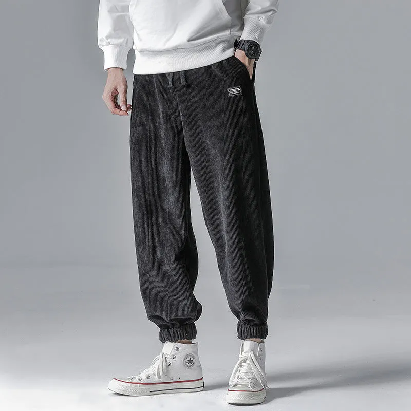 Sweatpants with bunched legs