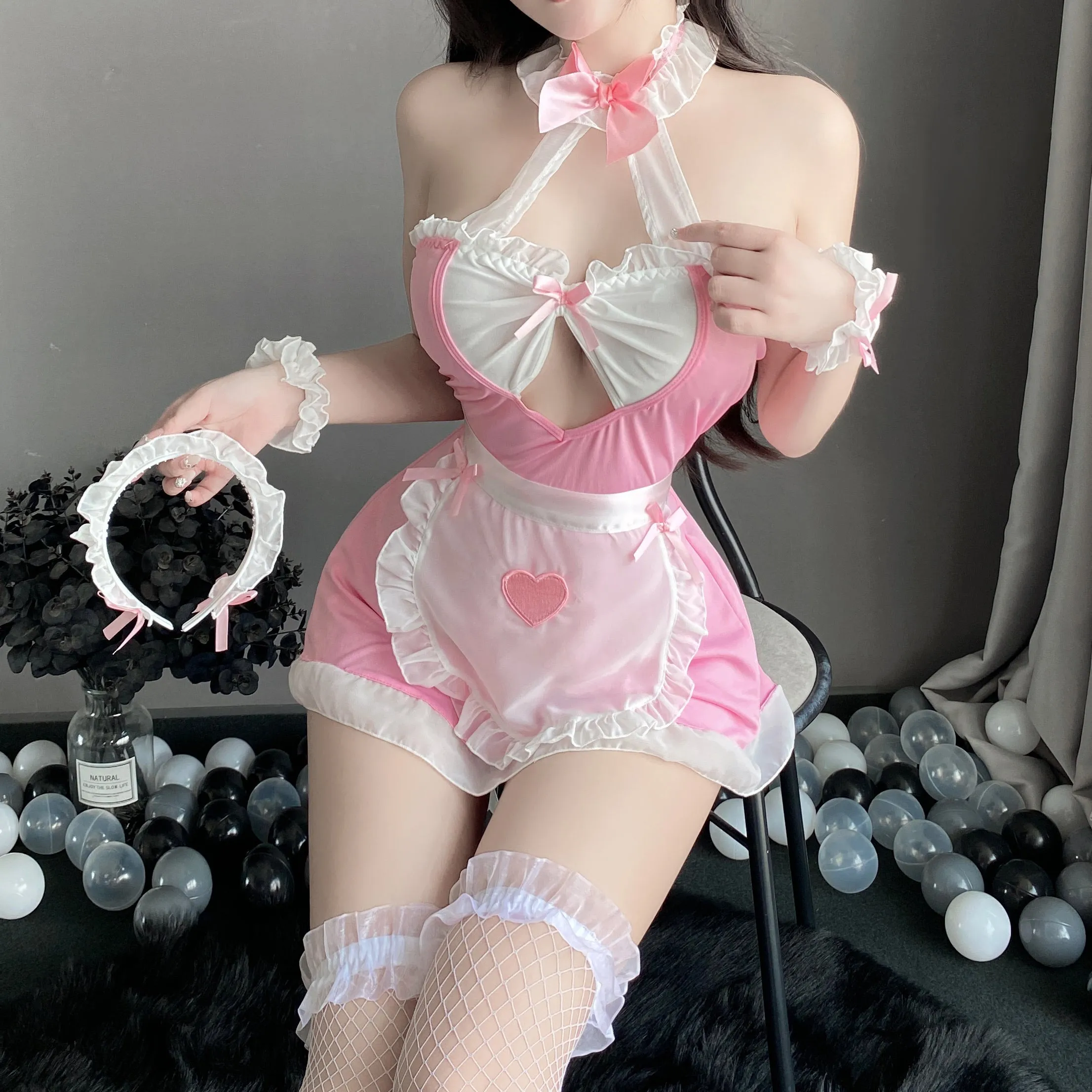 T-2673  Uniform temptation free maid set