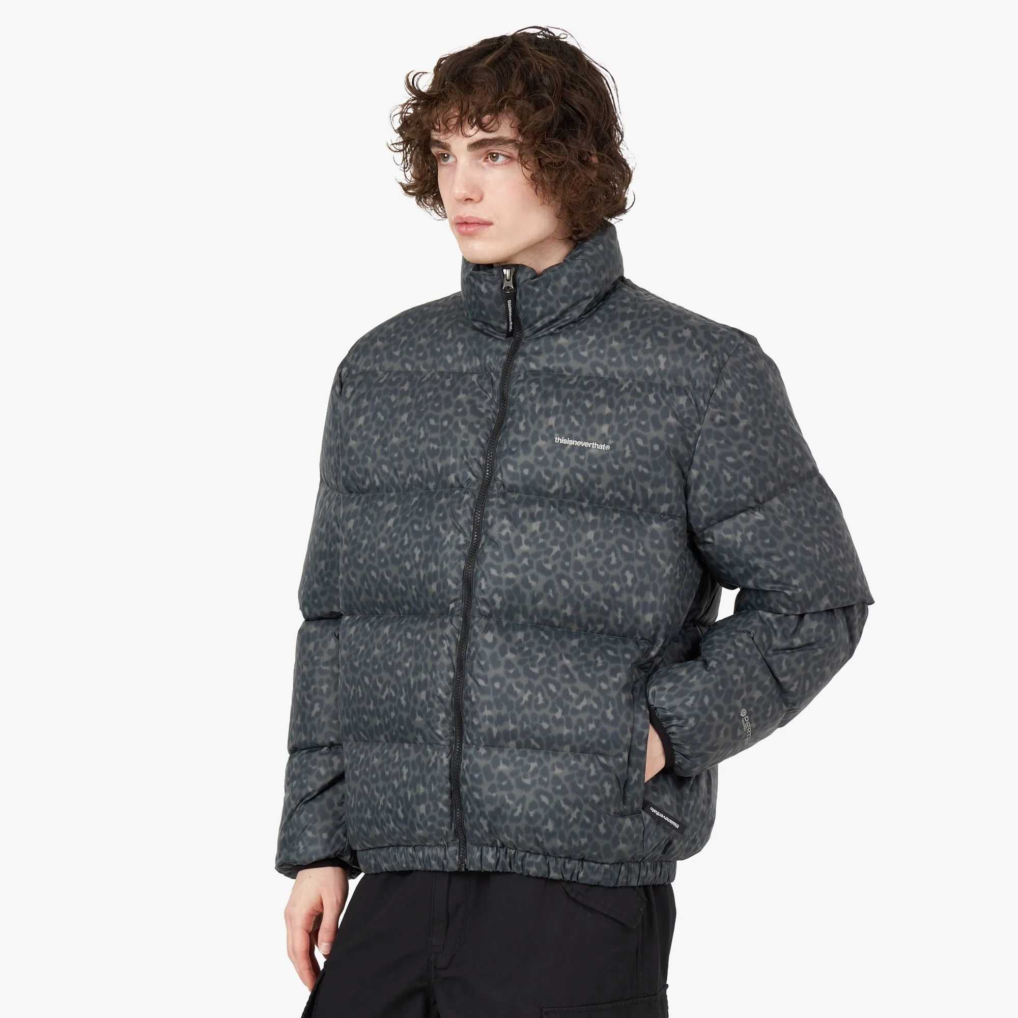 thisisneverthat PERTEX T Down Jacket Brown / Blue