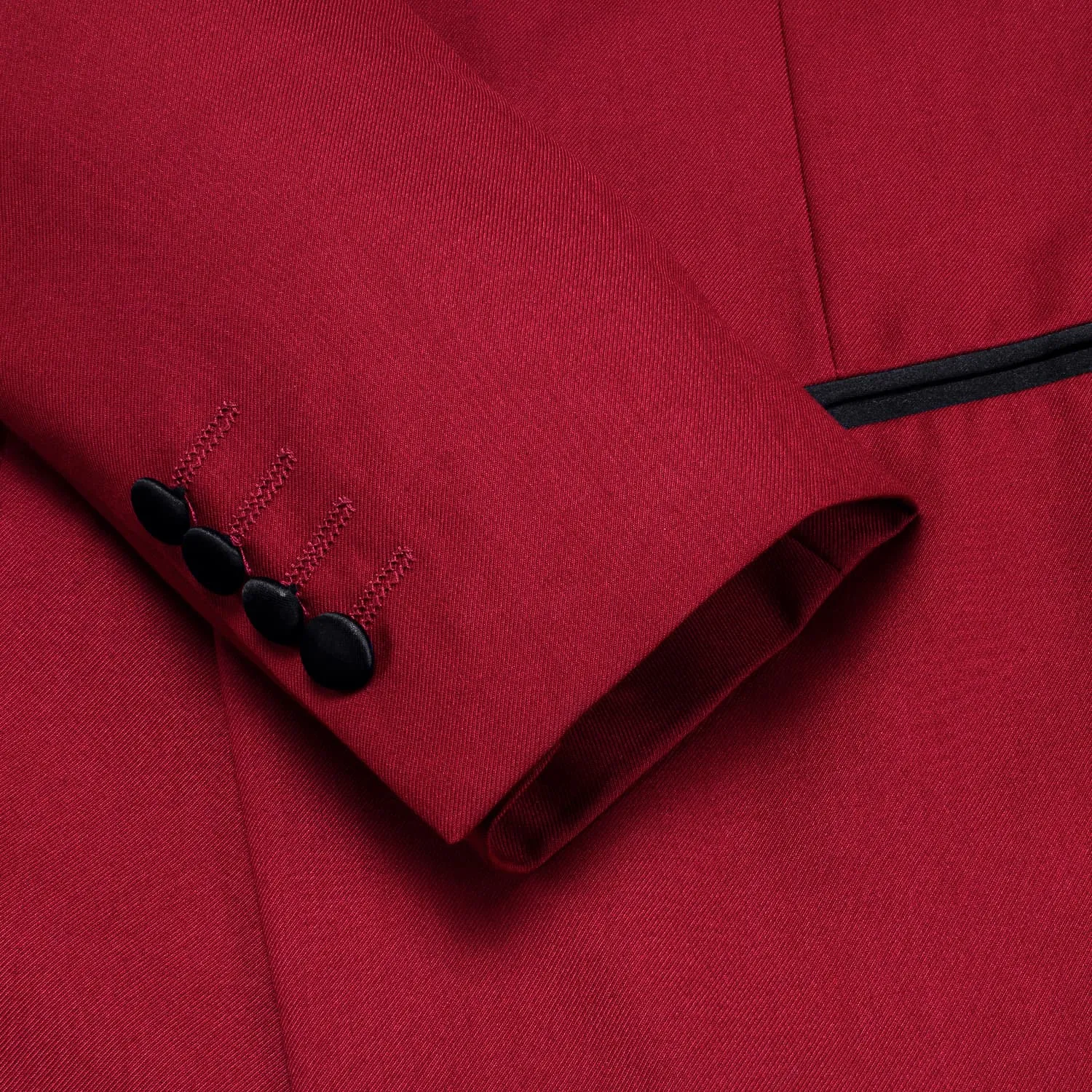 Ties2you Men's Suit Fire Brick Red Solid Shawl Collar Silk Suit