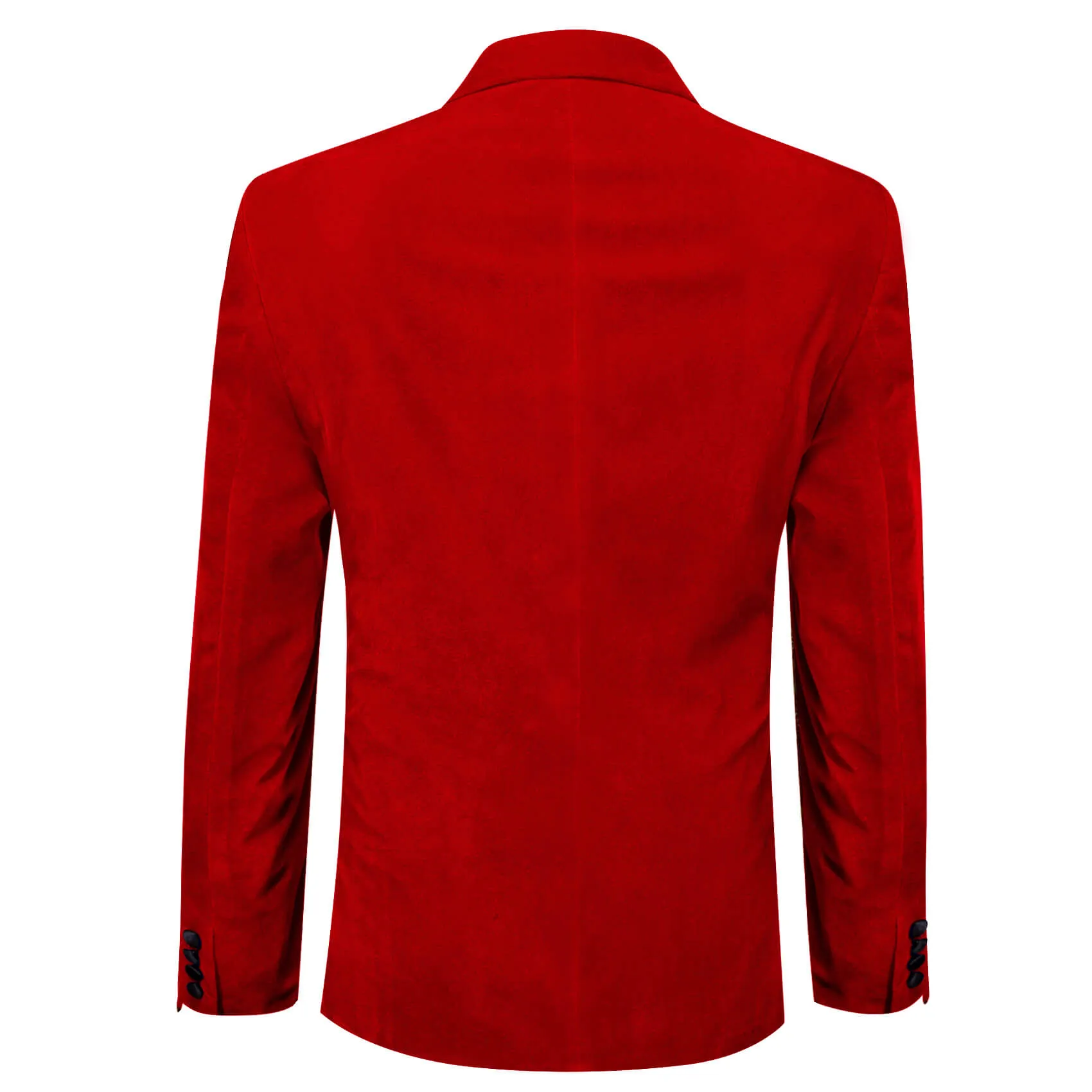 Ties2you Peak Collar Suit Fire Brick Red Solid Silk Men's Suit Wedding