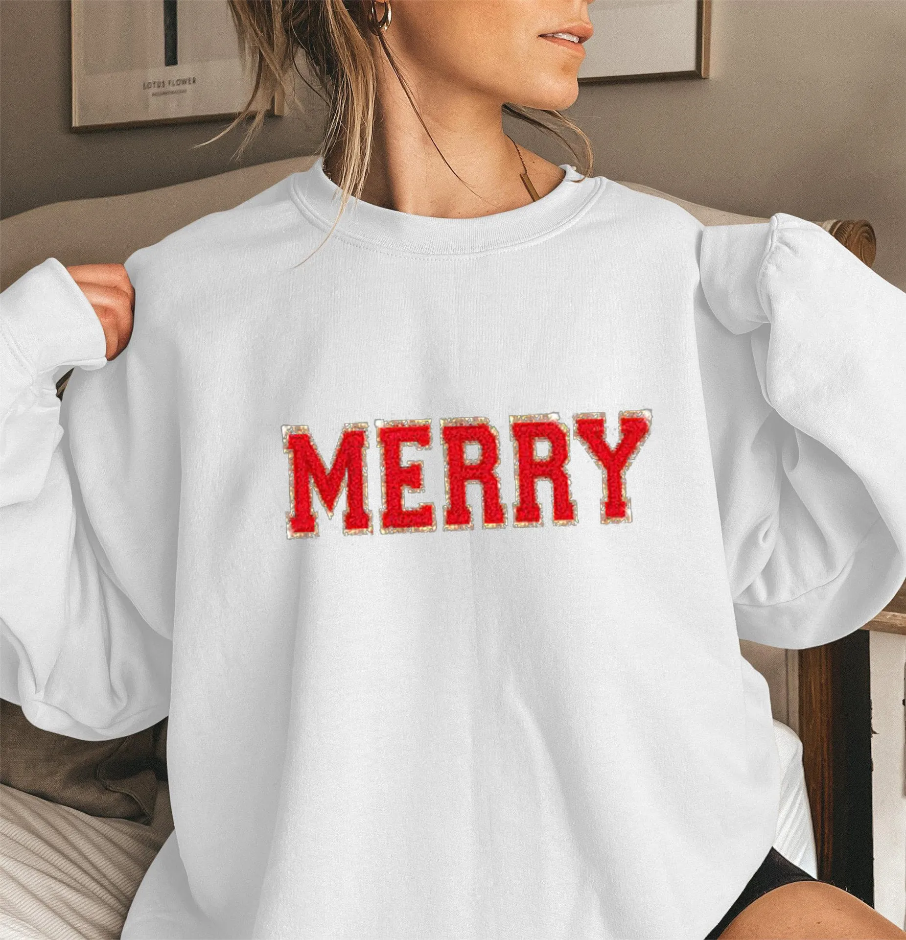 Toleet Black Friday Cyber Monday Christmas Printed Casual round Neck Women's Sweater Long Sleeve