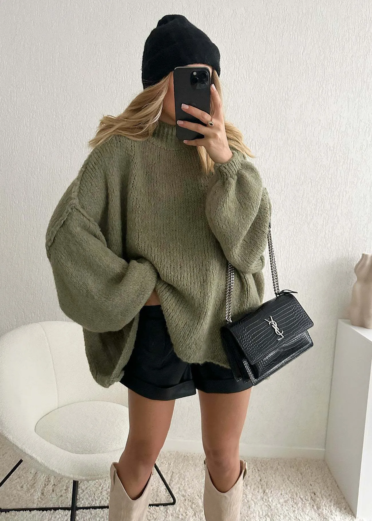 Toleet fall outfits women Women's 2024 Spring and Autumn New Elegant round Neck Simple Fashion Style Thin Sweater