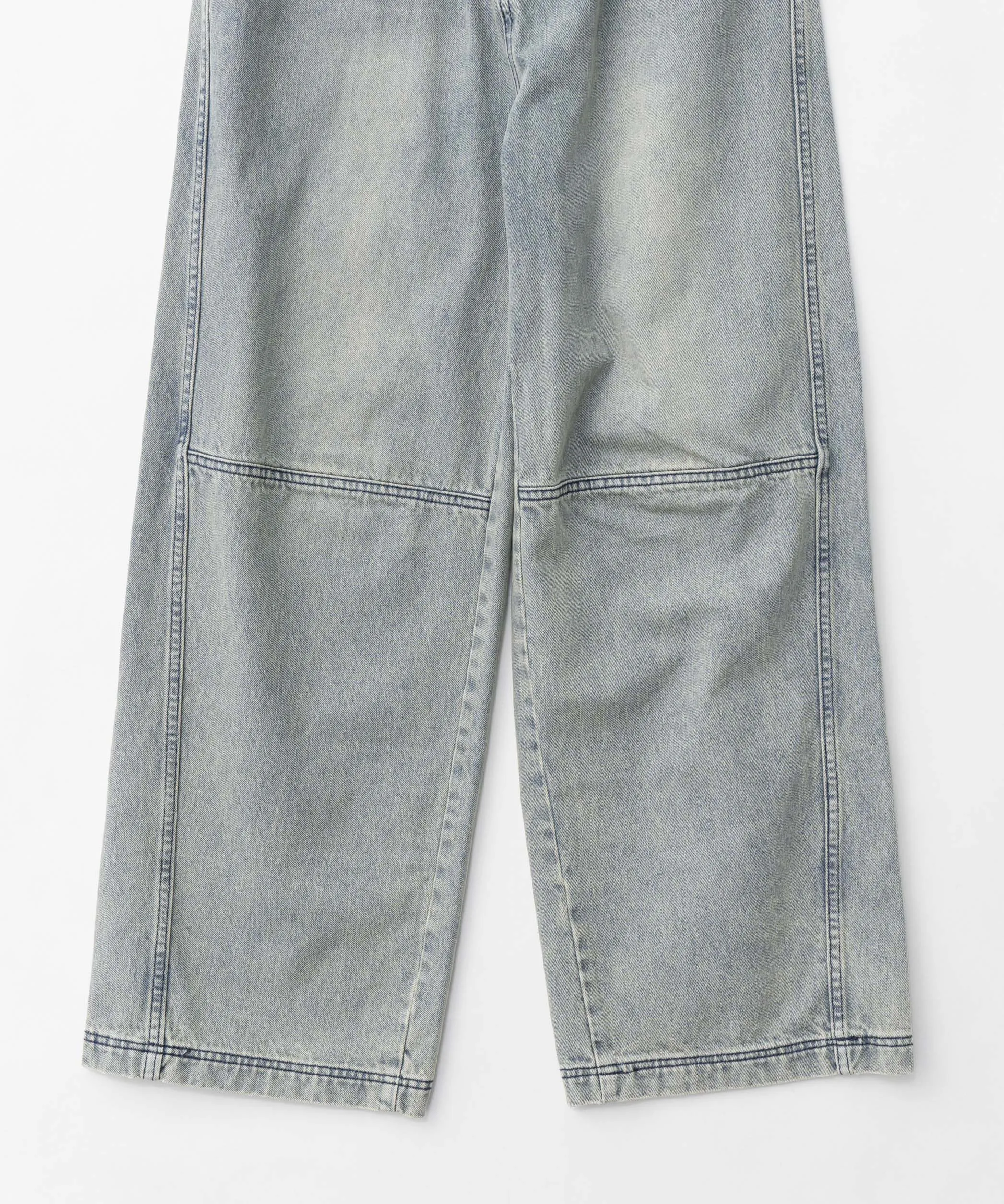 Tulle Layer Denim Pants