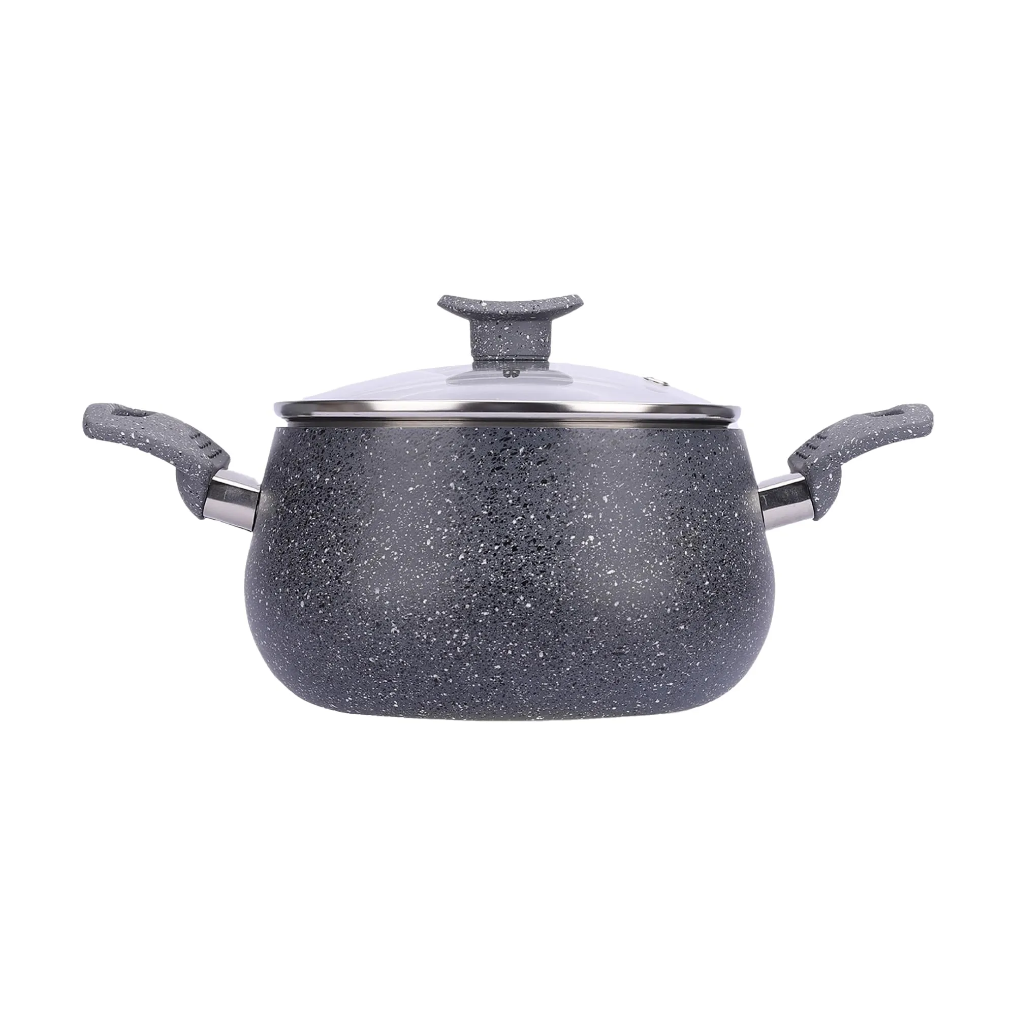USHA SHRIRAM Non Stick Biryani Handi (5L) | Casserole with Lid | Aluminium Handi For Cooking | Biryani Pot | Cook N Serve Pot With Lid | Gas & Induction Handi | Cooking Handi Pot