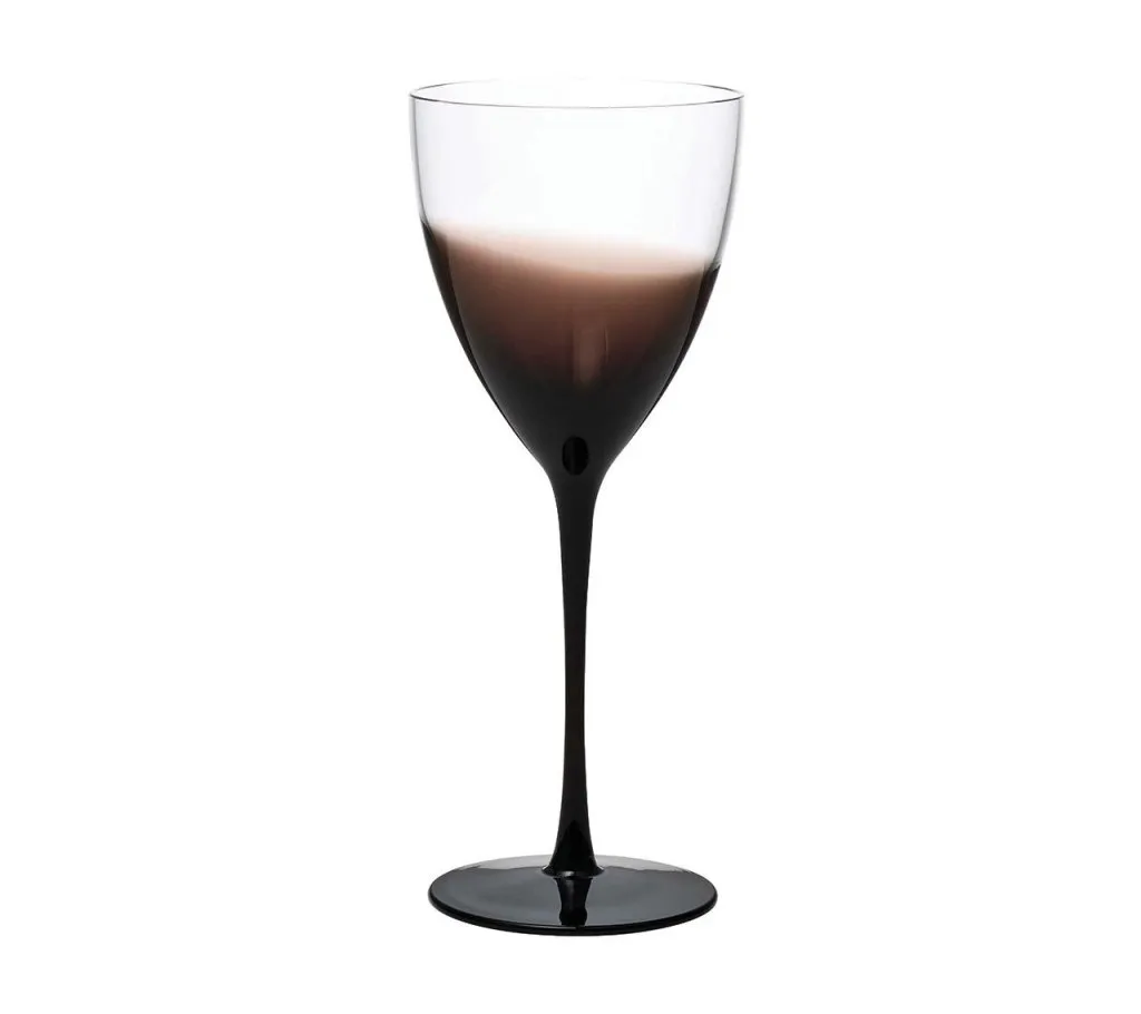 Vague Wine Glass in Smoke, Set of 4