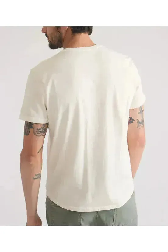 Vintage Heavy Slub Pocket Tee - Antique White
