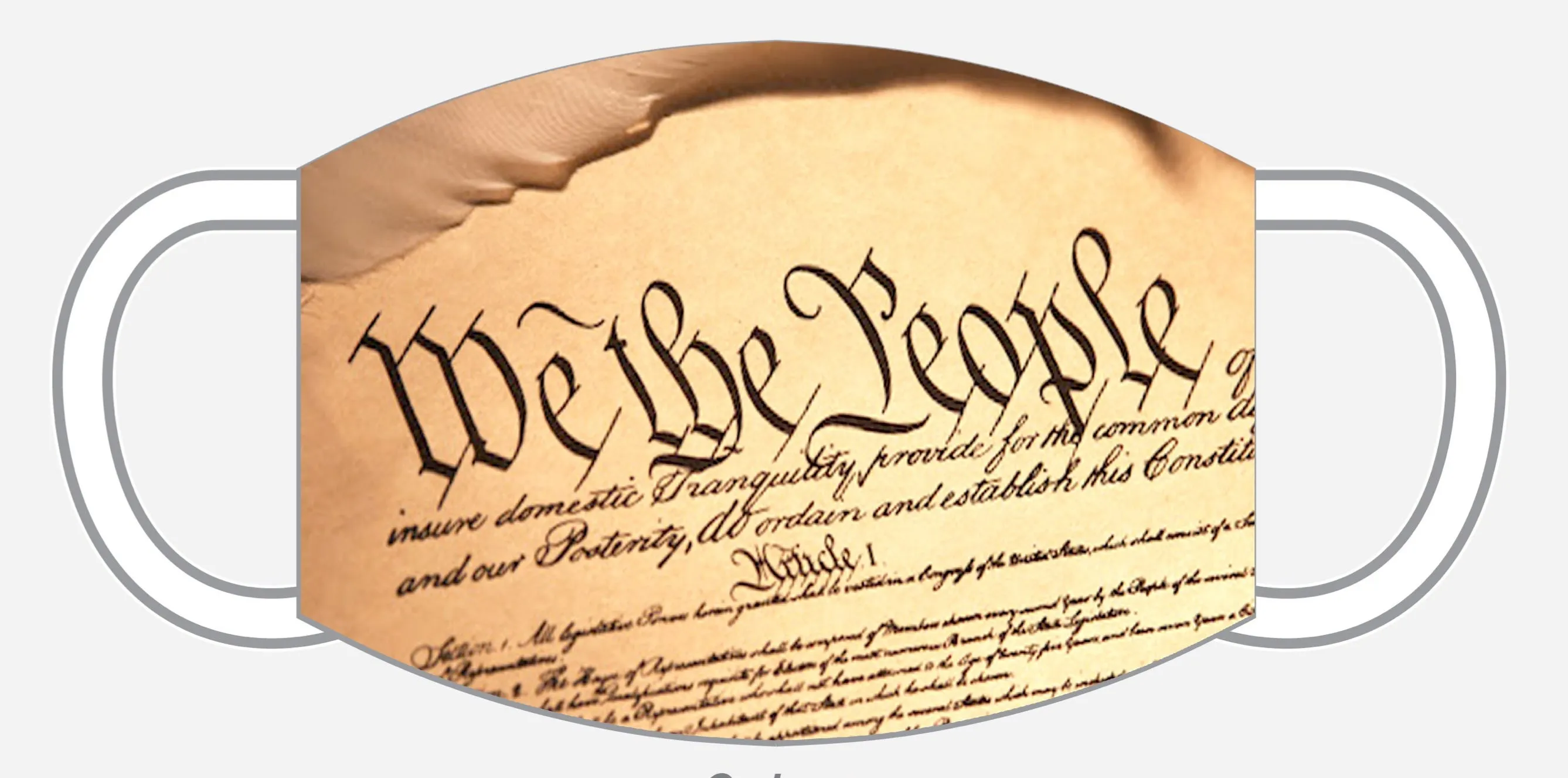 We The People - Constitution Cloth Face Mask