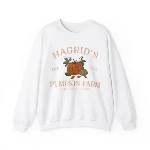 Wenkouban autumn and winter Christmas/thanksgiving outfits Terry Sweater Harry Potter Hagrid's Pumpkin Patch round Neck Sweater