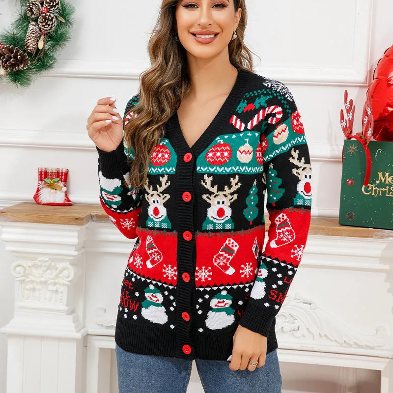 Wenkouban guys in skirts Christmas outfits Sweater SuéterVillapaitaPull-over свитерSweter
