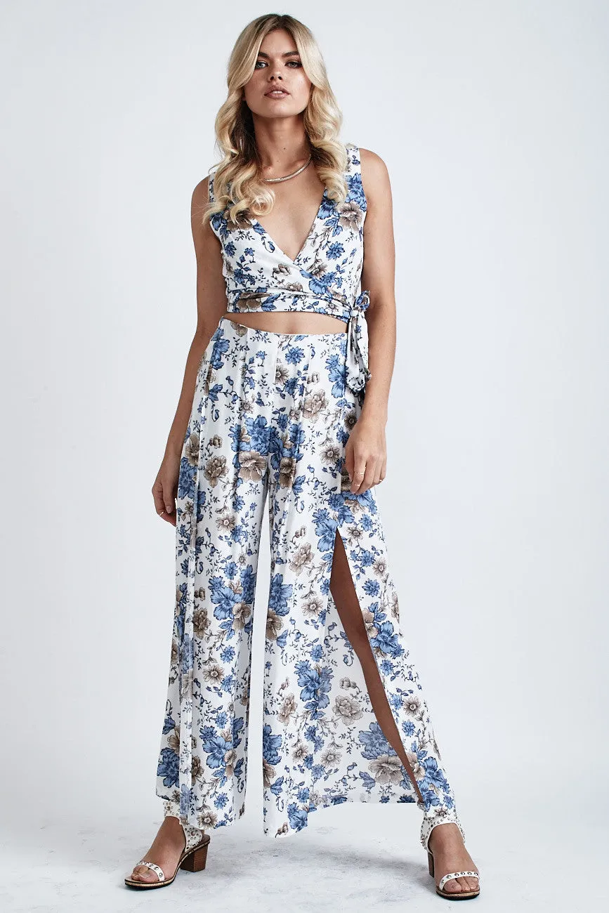 Wild Ocean Split Pants