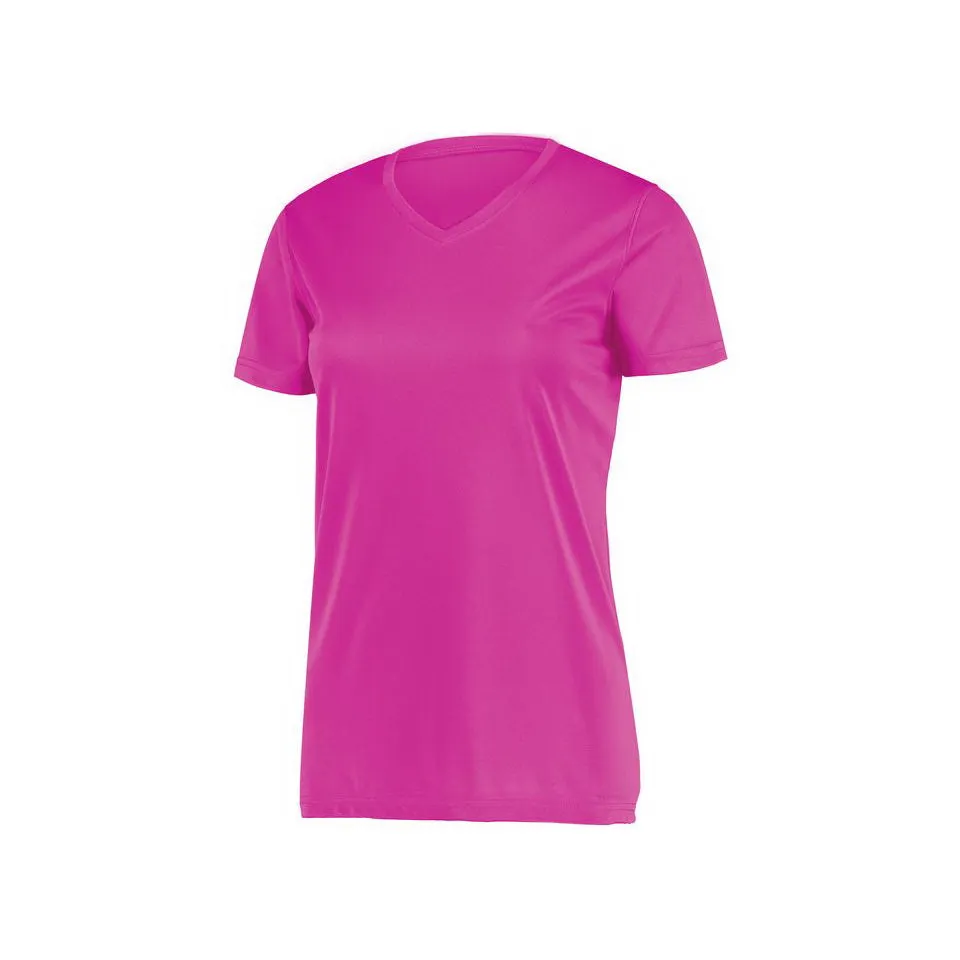 Women's Microfiber Short Sleeve V-Neck