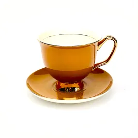 XL Mustard Teacup and Saucer