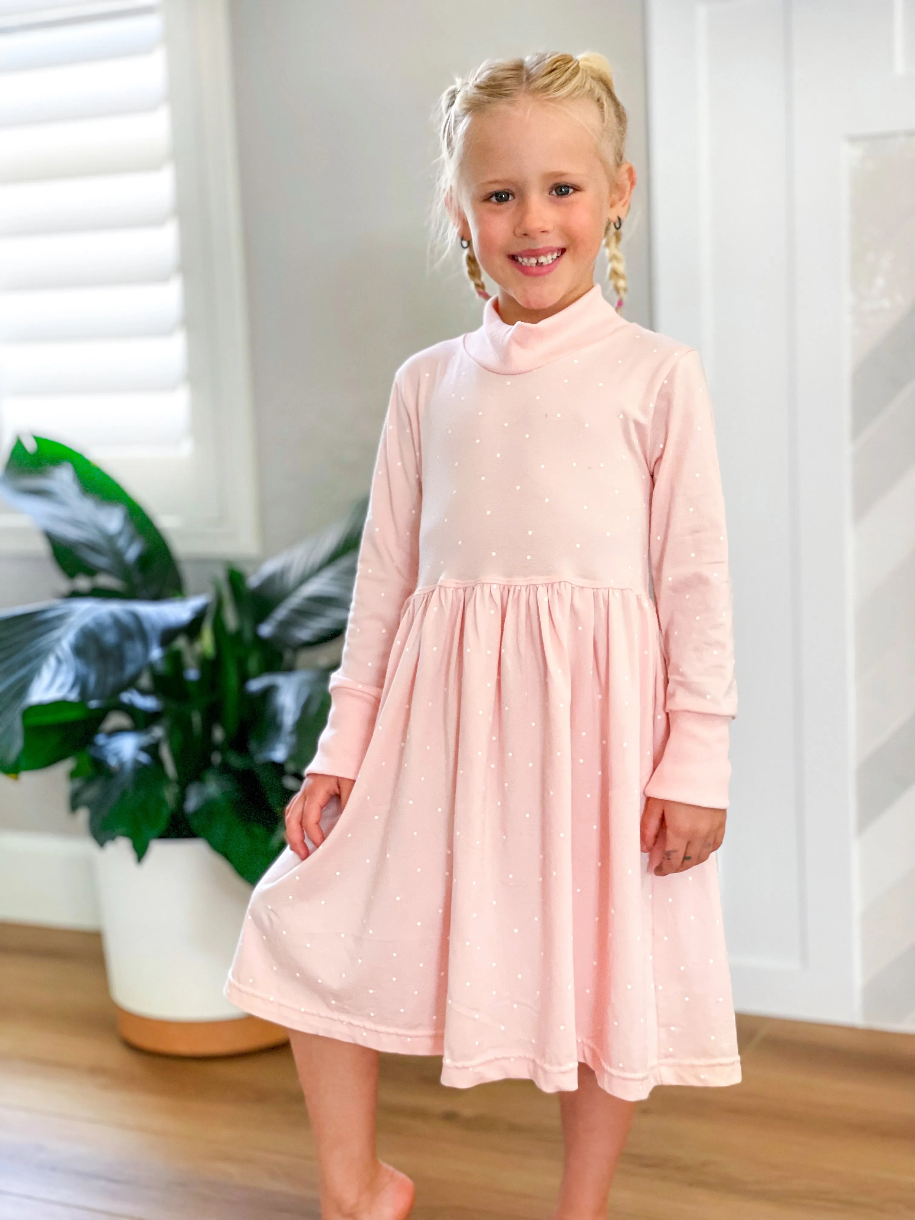 Youth Augusta Peplum Top and Dress Digital Sewing Pattern Sizes NB-16Y